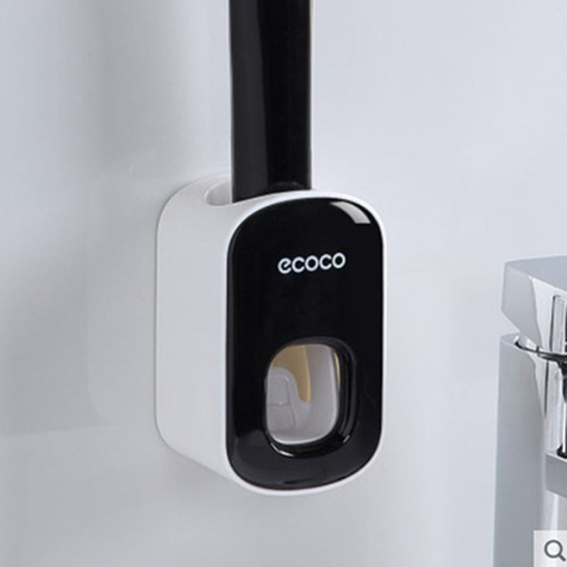 Wall Mounted Automatic Toothpaste Dispenser – Bathroom Accessories Set with Toothbrush Holder