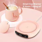 Smart Coffee Mug Warmer – Electric Heating Cup Coaster, Constant Temperature Thermal Pad for Home & Office Desk