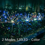 Solar Fireworks Light – Outdoor LED Copper Wire Garden Star Lights with Ground Plug for Christmas & Party Decoration