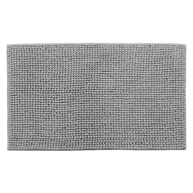 Long Wool Chenille Floor Mat – Absorbent Non-Slip Carpet for Bathroom & Bedroom | Soft Pedal Rug