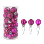 Shiny & Matte Christmas Balls – Elegant Tree Ornaments for Holiday Decoration, Festive Home & Party Décor