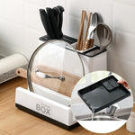 Kitchen Knife & Tableware Storage Rack – Multifunctional Plastic Organizer for Cabinets, Drawers & Countertops | Decor Ynt