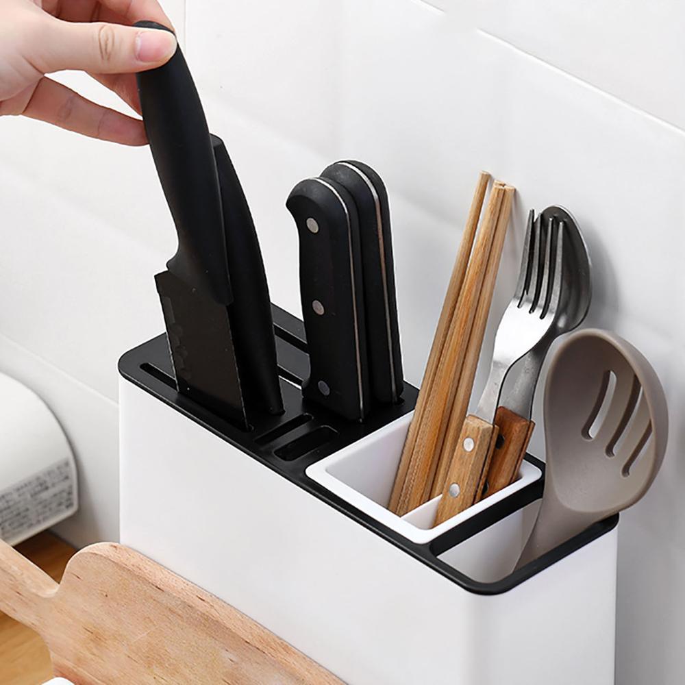 Kitchen Knife & Tableware Storage Rack – Multifunctional Plastic Organizer for Cabinets, Drawers & Countertops | Decor Ynt