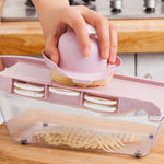 Multifunctional Vegetable Cutter – Fruit & Vegetable Slicer, Dicer & Food Prep Tool | Kitchen Gadget | Decor Ynt