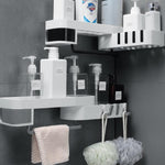 Bathroom Corner Shelf – Wall-Mounted Storage Rack & Space-Saving Organizer for Toiletries, Shower & Bathroom Essentials | Decor Ynt