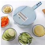 8-in-1 Mandoline Slicer – Vegetable Cutter, Potato Peeler, Grater & Kitchen Strainer Accessories | Multifunction Kitchen Tool | Decor Ynt