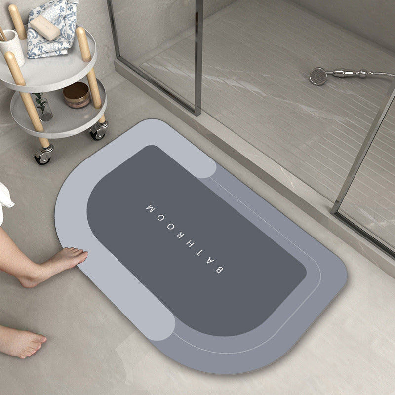 Cushion Bathroom Foot Mat – Non-Slip Absorbent Floor Mat for Sliding Door & Bathroom