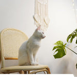 Hand-Woven Cotton Tapestry – Boho Wall Hanging Decoration for Living Room, Bedroom & Home Décor