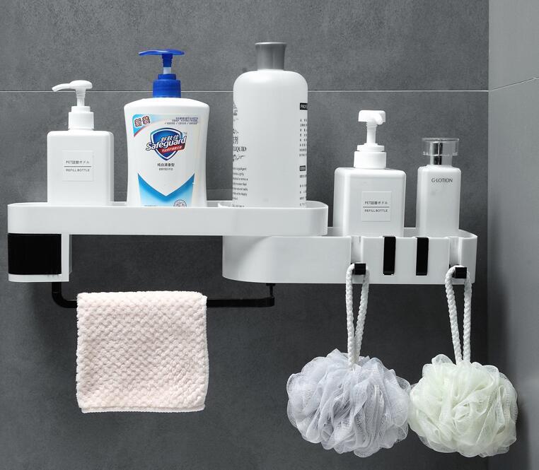 Bathroom Corner Shelf – Wall-Mounted Storage Rack & Space-Saving Organizer for Toiletries, Shower & Bathroom Essentials | Decor Ynt