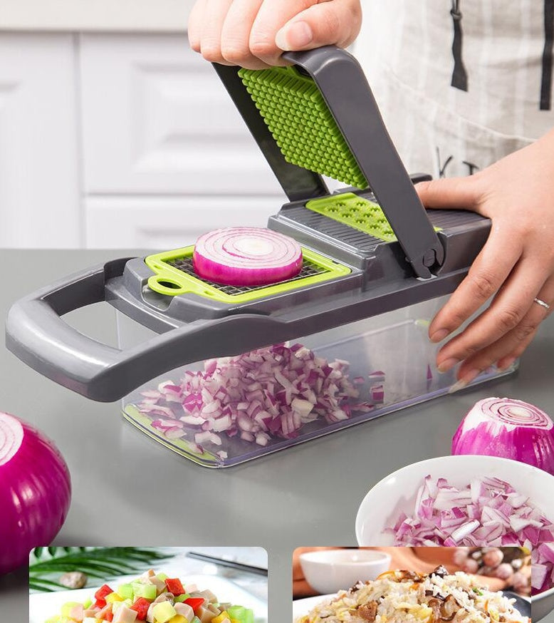 Multifunctional Vegetable Cutter – Fruit & Vegetable Slicer, Dicer & Food Prep Tool | Kitchen Gadget | Decor Ynt
