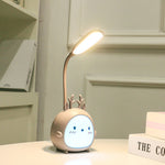 Bedside Night Light for Dorm Study – LED Desk Lamp for Female Students, Eye-Friendly Bedroom & Reading Light