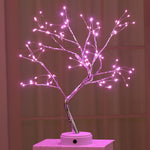 Christmas LED Pearl Tree Night Light – Starry Touch Lamp for Holiday Decoration, Xmas Tree & Festive Home Ambiance