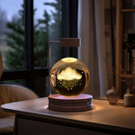 Crystal Ball Dinosaur Night Light – USB Powered Warm LED Bedside Lamp for Kids, Bedroom & Birthday Gift | Decor Ynt