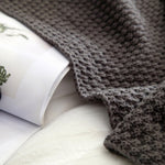 Nordic Knit Fringe Blanket – Wool Throw for Sofa, Office, Leisure & Cozy Air Conditioning Shawl | Warm & Stylish Décor | Decor Ynt