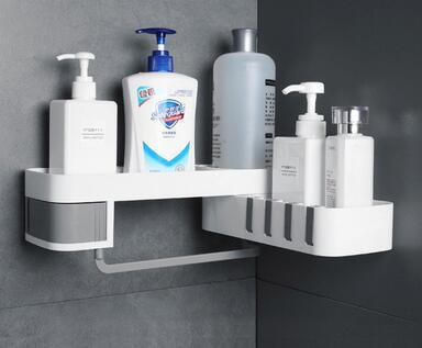 Bathroom Corner Shelf – Wall-Mounted Storage Rack & Space-Saving Organizer for Toiletries, Shower & Bathroom Essentials | Decor Ynt