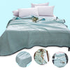 Cooling Blanket – Pure Color Summer Quilt, Compressible Air-Conditioning Quilt for Cool Sleep | Lightweight Bedroom Essential | Decor Ynt