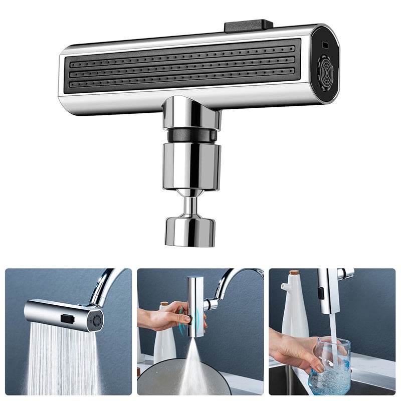 Kitchen Faucet Waterfall Outlet – Splash-Proof Rotating Bubbler & Multifunctional Water Nozzle | Easy Installation | Decor Ynt