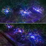 Solar Fireworks Light – Outdoor LED Copper Wire Garden Star Lights with Ground Plug for Christmas & Party Decoration