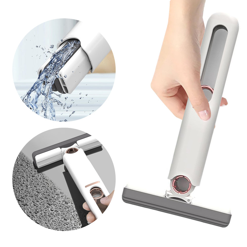 Mini Sponge Mop – Portable Floor & Glass Cleaner | Household & Car Cleaning Tool with Squeeze Function