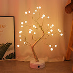 Christmas LED Pearl Tree Night Light – Starry Touch Lamp for Holiday Decoration, Xmas Tree & Festive Home Ambiance