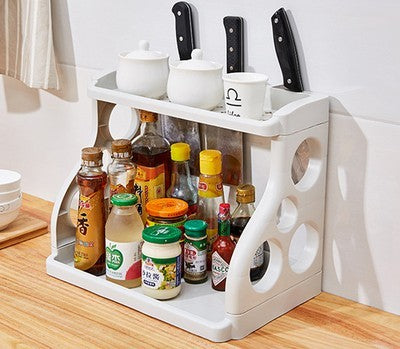 Multilayer Kitchen Storage Shelf – Cabinet & Countertop Organizer for Utensils, Pantry & Kitchen Supplies | Decor Ynt