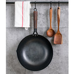 Handmade Traditional Iron Wok – Non-Coated Iron Pan for Authentic Cooking, Stir-Fry & Kitchen Use