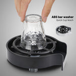 Bar Counter Cup Washer – High-Pressure Automatic Faucet Spray for Coffee Pitchers, Cups & Kitchen Cleaning Tool