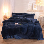 Luxury Thick Fleece Duvet Cover Set – Queen & King, Warm Plush Winter Bedding with Pillowcases | Cozy Bedroom Essentials | Decor Ynt