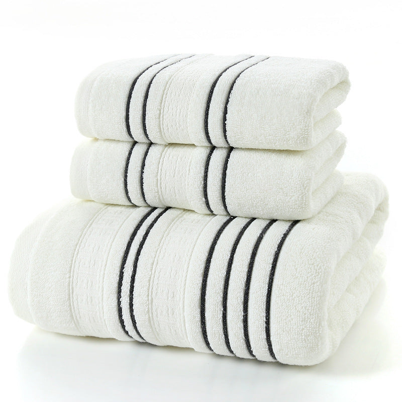 Pure Cotton Bath Towel – Soft, Absorbent & Durable Household Towel for Daily Use | Bathroom Essentials | Decor Ynt