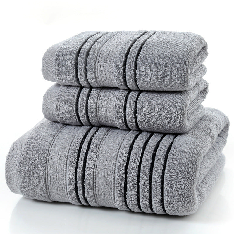 Pure Cotton Bath Towel – Soft, Absorbent & Durable Household Towel for Daily Use | Bathroom Essentials | Decor Ynt