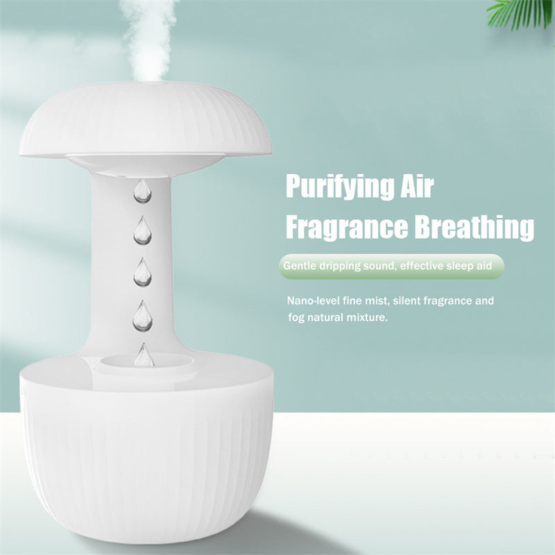 Anti-Gravity Air Humidifier – Silent Cool Mist Maker with Levitating Water Drops | Relieve Fatigue & Purify Air