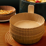 Air Fryer Disposable Paper Liner – Oil-Proof Cooking, Baking & Steamer Accessories for Fryers, Barbecue, and Kitchen Cookers