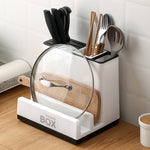 Kitchen Knife & Tableware Storage Rack – Multifunctional Plastic Organizer for Cabinets, Drawers & Countertops | Decor Ynt