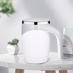 Rechargeable Electric Stirring Coffee Cup – Automatic Magnetic Rotating Milkshake & Water Cup, Lazy Self-Stirring Mug