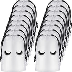 Eyelash Print Rope Bag – Small Drawstring Cosmetics Pouch, Portable Makeup Storage Bag for Travel & Daily Use