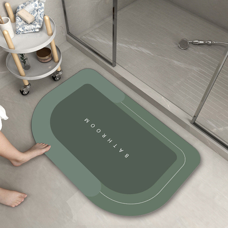 Cushion Bathroom Foot Mat – Non-Slip Absorbent Floor Mat for Sliding Door & Bathroom