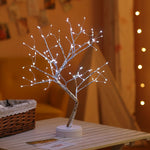 Christmas LED Pearl Tree Night Light – Starry Touch Lamp for Holiday Decoration, Xmas Tree & Festive Home Ambiance