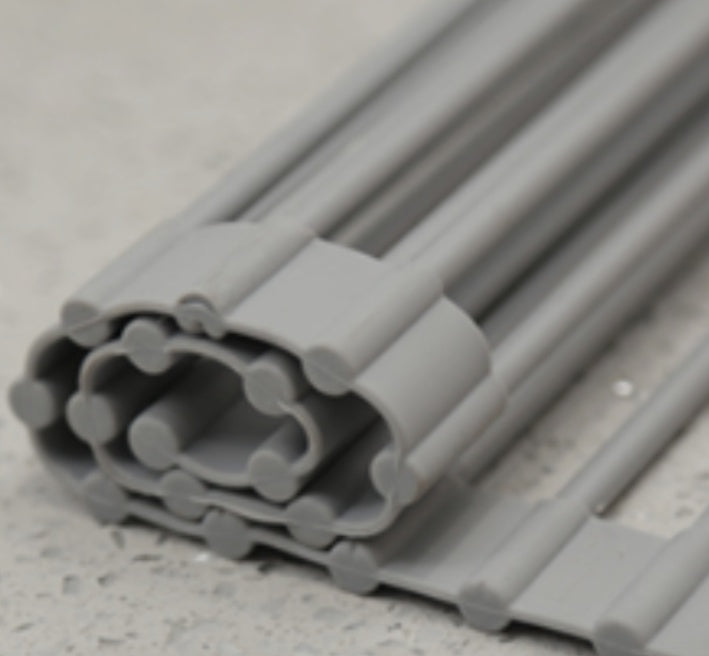 Folding Kitchen Sink Rack – Stainless Steel Dish Drying Rack & Space-Saving Countertop Organizer | Durable Kitchen Gadget | Decor Ynt