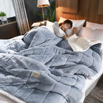 Thick Fleece Blanket – Super Soft Luxury Throws for Twin Bedding & Warm Winter Duvet | Cozy Home & Bedroom Essentials | Decor Ynt