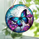 Creative Butterfly Acrylic Wall Hanging – 3D Home Decoration Painting for Living Room, Bedroom & Office Decor