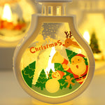 Christmas Candle Lamp – Romantic LED Candle Light Ornaments for Home, Party & Holiday Decoration