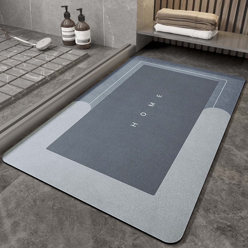 Cushion Bathroom Foot Mat – Non-Slip Absorbent Floor Mat for Sliding Door & Bathroom