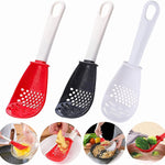 Multifunctional Slotted Cooking Spoon – Masher, Garlic & Ginger Press, Stir-Fry Spatula | Versatile Kitchen Tool | Decor Ynt