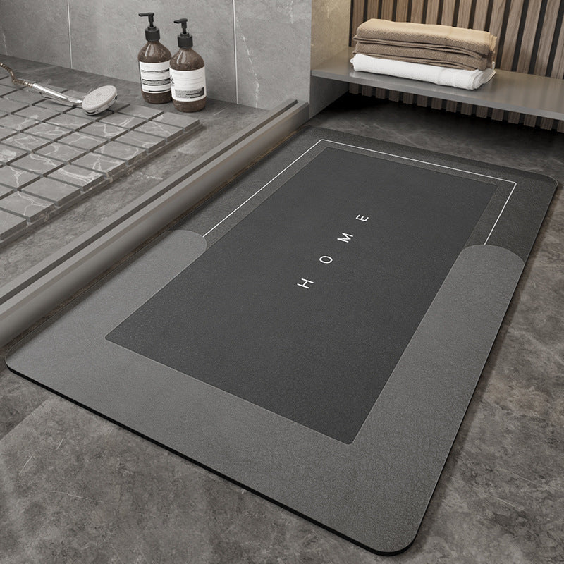 Cushion Bathroom Foot Mat – Non-Slip Absorbent Floor Mat for Sliding Door & Bathroom