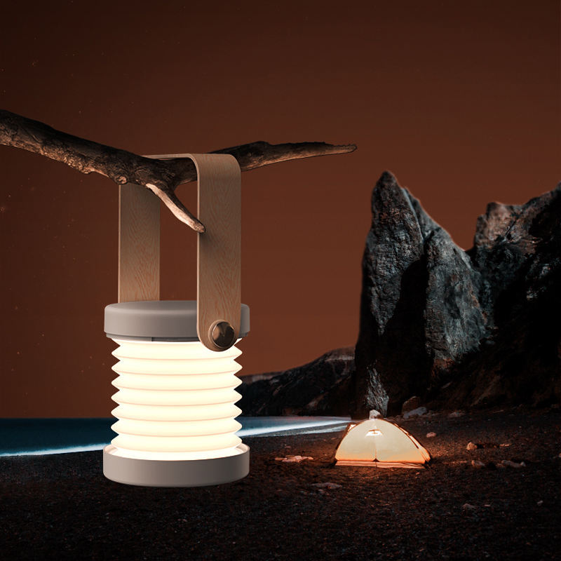 Foldable Touch LED Night Light – Dimmable Portable USB Lantern for Home, Reading & Decor | Compact Bedside Lamp | Decor Ynt