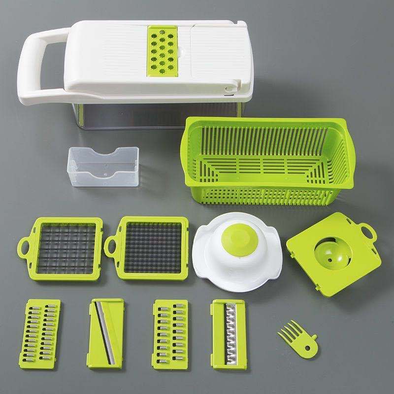 Multifunctional Vegetable Cutter – Fruit & Vegetable Slicer, Dicer & Food Prep Tool | Kitchen Gadget | Decor Ynt