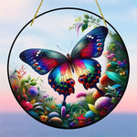 Creative Butterfly Acrylic Wall Hanging – 3D Home Decoration Painting for Living Room, Bedroom & Office Decor