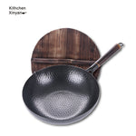 Handmade Traditional Iron Wok – Non-Coated Iron Pan for Authentic Cooking, Stir-Fry & Kitchen Use