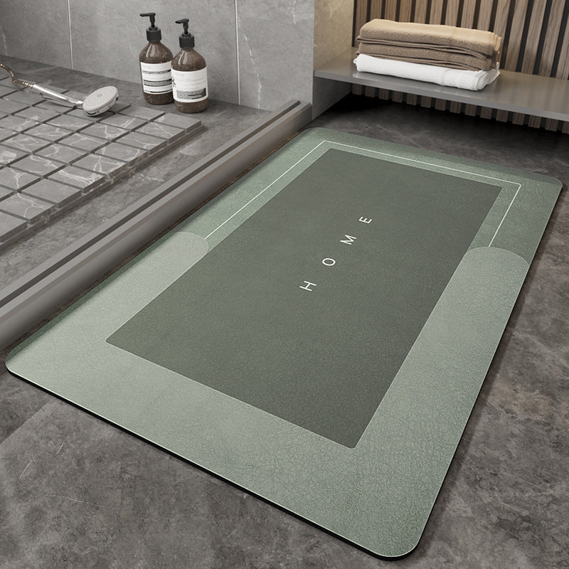 Cushion Bathroom Foot Mat – Non-Slip Absorbent Floor Mat for Sliding Door & Bathroom