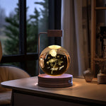 Crystal Ball Dinosaur Night Light – USB Powered Warm LED Bedside Lamp for Kids, Bedroom & Birthday Gift | Decor Ynt